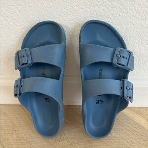 Birkenstock Kids Adjustable Blue Sandals